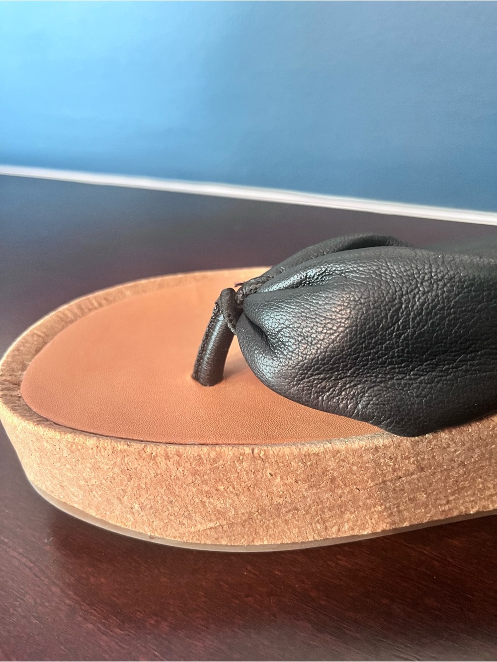 Lucky Brand Lellina Platform Thong Sandals Excellent Condition - Picture 8 of 16